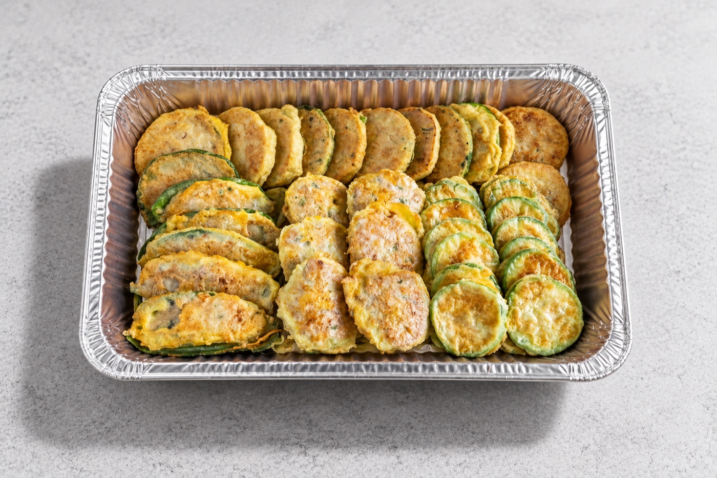 Assorted Jeon (Korean Pancake) - Korean catering dish by Minari Express
