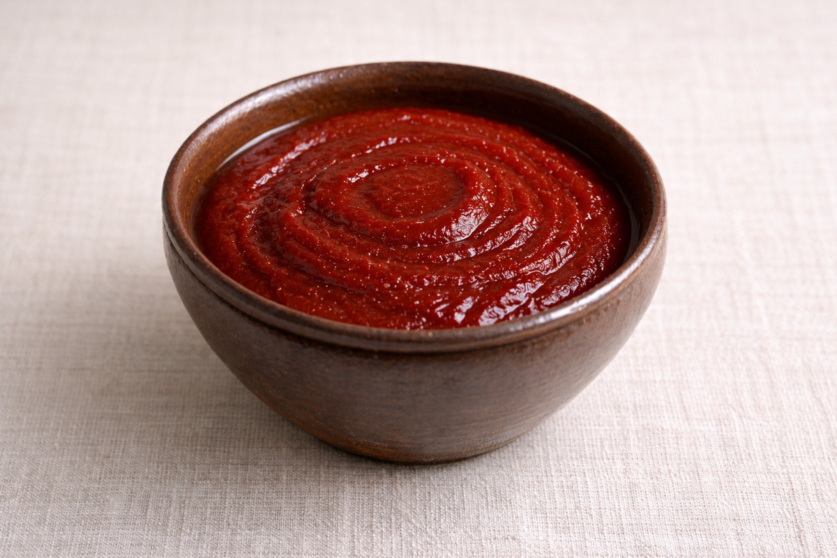 Housemade Gochujang Sauce - Korean catering dish by Minari Express