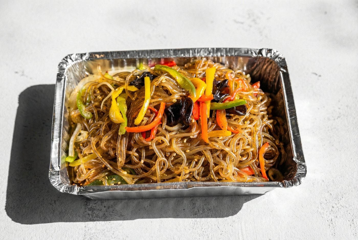 Japchae (Vegan) - Korean catering dish by Minari Express
