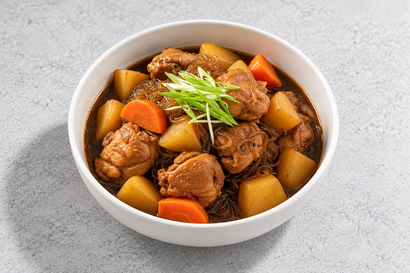 Jjimdak (Soy-Braised Chicken) - Korean catering dish by Minari Express