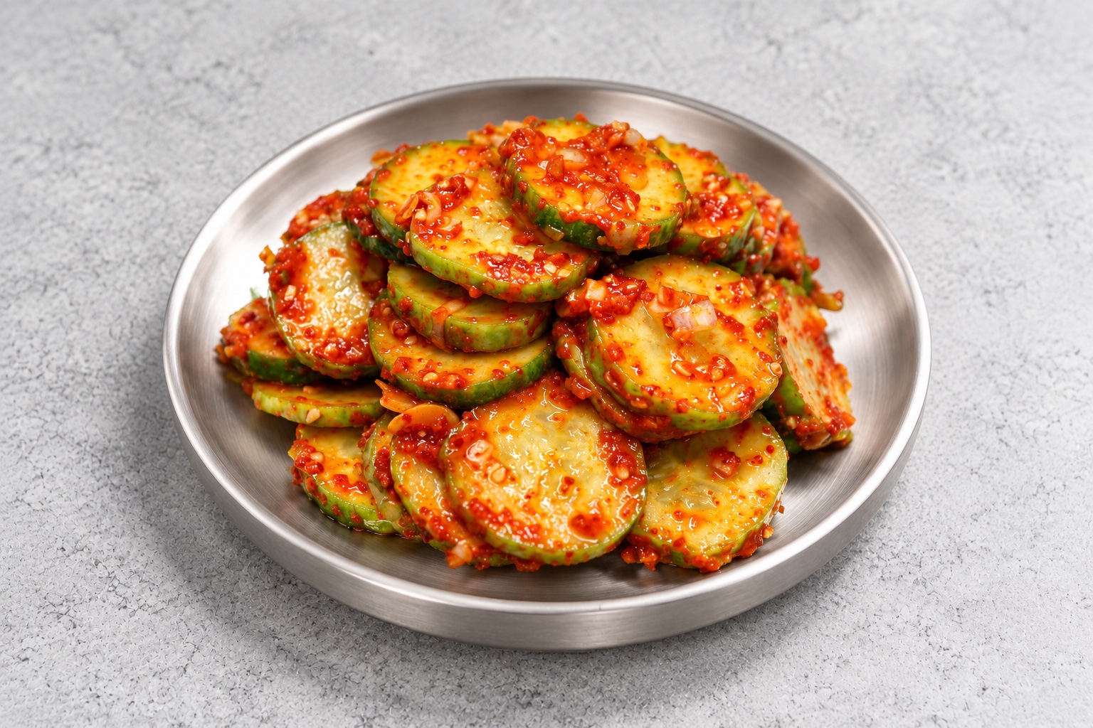 Vegan Seasoned Cucumber Salad - Korean catering dish by Minari Express